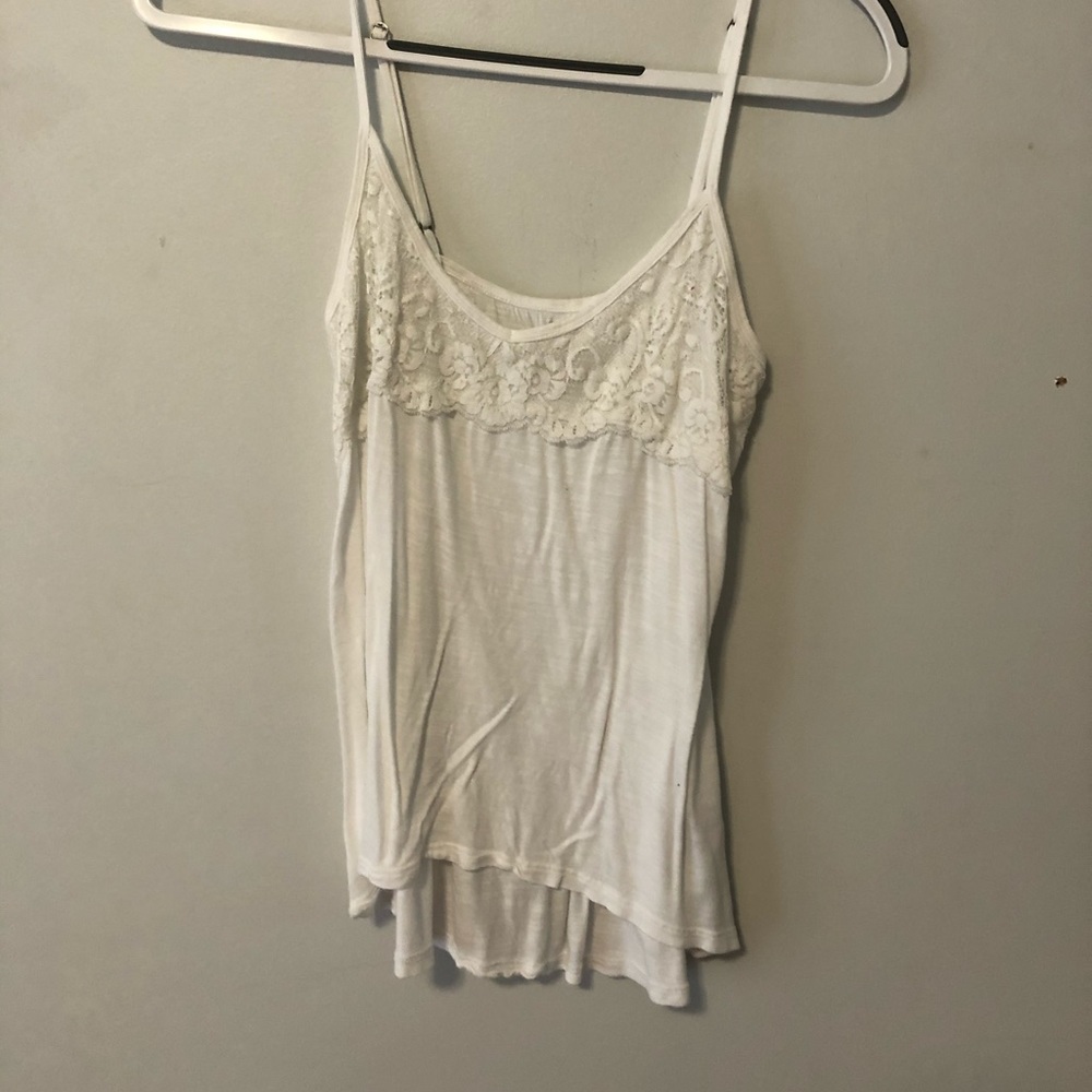 Hollister White Tank top